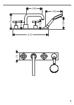 Preview for 3 page of Hans Grohe Axor Citterio 39443 Series Manual