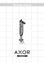 Preview for 1 page of Hans Grohe Axor Citterio 39451000 Manual