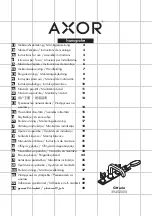 Предварительный просмотр 2 страницы Hans Grohe AXOR Citterio 39452000 Instructions For Use/Assembly Instructions