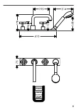 Preview for 3 page of Hans Grohe AXOR Citterio 39452000 Manual