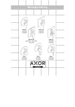 Hans Grohe AXOR Citterio 39455 Series Assembly Instructions Manual preview