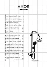 Hans Grohe AXOR Citterio 39620000 Instructions For Use/Assembly Instructions предпросмотр