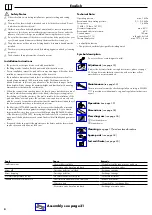 Preview for 4 page of Hans Grohe AXOR Citterio 39620000 Instructions For Use/Assembly Instructions