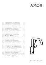 Preview for 5 page of Hans Grohe AXOR Citterio 39850 Series Instructions For Use/Assembly Instructions