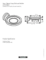 Hans Grohe Axor Citterio 41733XX0 Specification Sheet preview