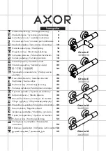 Preview for 1 page of Hans Grohe AXOR Citterio E 34435000 Instructions For Use/Assembly Instructions