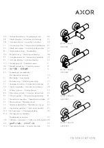 Hans Grohe AXOR Citterio E 36140 Series Instructions For Use/Assembly Instructions предпросмотр