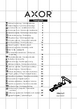 Hans Grohe AXOR Citterio E 36410000 Instructions For Use/Assembly Instructions preview