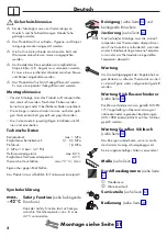 Предварительный просмотр 2 страницы Hans Grohe AXOR Citterio E 36410000 Instructions For Use/Assembly Instructions