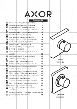 Preview for 1 page of Hans Grohe AXOR Citterio E 36702000 Instructions For Use/Assembly Instructions