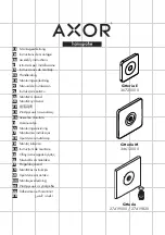 Hans Grohe AXOR Citterio E Assembly Instructions Manual preview