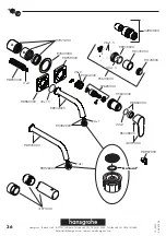 Preview for 36 page of Hans Grohe AXOR Citterio M 34113000 Instructions For Use/Assembly Instructions