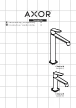 Preview for 1 page of Hans Grohe Axor Citterio M 34120003 Instructions For Use And Assembly Instructions