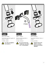 Предварительный просмотр 11 страницы Hans Grohe AXOR Citterio M 34315 1 Series Installation/User Instructions/Warranty