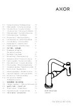 Hans Grohe AXOR Citterio Select 39862 Series Instructions For Use/Assembly Instructions preview