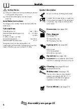 Preview for 4 page of Hans Grohe AXOR Citterio Semi-Pro 39840 Series Instructions For Use/Assembly Instructions