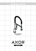 Preview for 1 page of Hans Grohe AXOR Citterio Semi-Pro 39840 Series Quick Start Manual