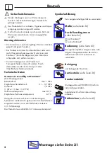 Preview for 2 page of Hans Grohe AXOR Citterio Series Instructions For Use/Assembly Instructions