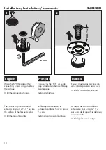 Preview for 14 page of Hans Grohe Axor Front 26021001 Installation/User Instructions/Warranty