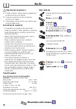 Предварительный просмотр 26 страницы Hans Grohe AXOR Massaud 18010000 Instructions For Use/Assembly Instructions