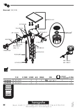 Предварительный просмотр 40 страницы Hans Grohe AXOR Massaud 18010000 Instructions For Use/Assembly Instructions