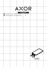 Hans Grohe AXOR Massaud 18010009 Instructions For Use/Assembly Instructions preview