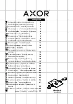 Preview for 1 page of Hans Grohe Axor Massaud 18440000 Instructions For Use/Assembly Instructions