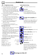 Предварительный просмотр 12 страницы Hans Grohe Axor Massaud 18450000 Instructions For Use/Assembly Instructions