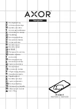 Preview for 1 page of Hans Grohe Axor Massaud 18472000 Assembly Instructions Manual