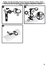 Предварительный просмотр 21 страницы Hans Grohe Axor Massaud Assembly Instructions Manual