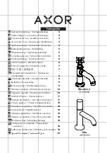 Hans Grohe AXOR Montreux 16530 Series Instructions For Use/Assembly Instructions preview