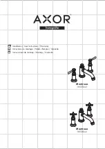 Preview for 1 page of Hans Grohe AXOR Montreux 16535 1 Series Installation/User Instructions/Warranty