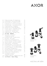 Предварительный просмотр 1 страницы Hans Grohe AXOR Montreux 16535 Series Instructions For Use And Assembly Instructions