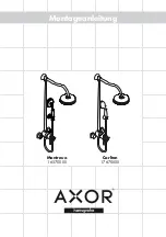 Hans Grohe Axor Montreux 16570 Series Installation Instructions Manual preview