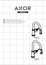 Hans Grohe AXOR Montreux 16581 1 Series Installation/User Instructions/Warranty preview