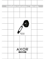 Hans Grohe Axor Montreux Handshower 16320XX1 Installation Instructions Manual preview