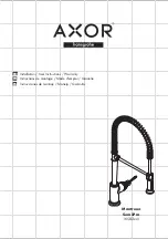 Hans Grohe Axor Montreux Semi-Pro 16582 1 Series Installation/User Instructions/Warranty preview