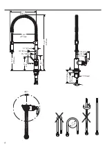 Preview for 4 page of Hans Grohe Axor Montreux Semi-Pro 16582 1 Series Installation/User Instructions/Warranty