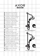 Preview for 2 page of Hans Grohe AXOR Montreux Showerpipe EcoSmart 16571000 Instructions For Use/Assembly Instructions