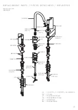 Предварительный просмотр 13 страницы Hans Grohe AXOR One 130 48050 1 Series Installation/User Instructions/Warranty