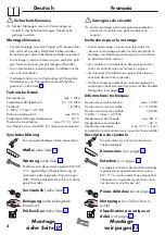 Preview for 2 page of Hans Grohe Axor One 45723000 Instructions For Use/Assembly Instructions