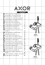 Hans Grohe AXOR Series Instructions For Use/Assembly Instructions предпросмотр