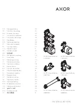 Hans Grohe AXOR ShowerCollection 10750180 Assembly Instructions Manual предпросмотр