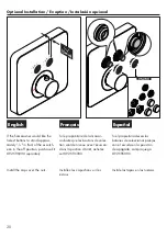 Preview for 20 page of Hans Grohe Axor ShowerSelect Round 36723 1 Series Installation/User Instructions/Warranty