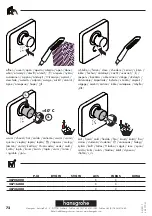 Preview for 72 page of Hans Grohe AXOR ShowerSelect Round 36726 Series Instructions For Use/Assembly Instructions