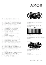 Preview for 1 page of Hans Grohe AXOR ShowerSolutions 245 1jet 35380 Series Instructions For Use/Assembly Instructions