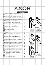 Hans Grohe AXOR Starck 10001000 Instructions For Use/Assembly Instructions предпросмотр