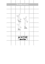 Hans Grohe AXOR Starck 10030 Series Assembly Instructions Manual preview