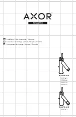 Предварительный просмотр 1 страницы Hans Grohe Axor Starck 10123 1 Series User Instructions