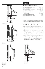 Предварительный просмотр 2 страницы Hans Grohe Axor Starck 10123 1 Series User Instructions